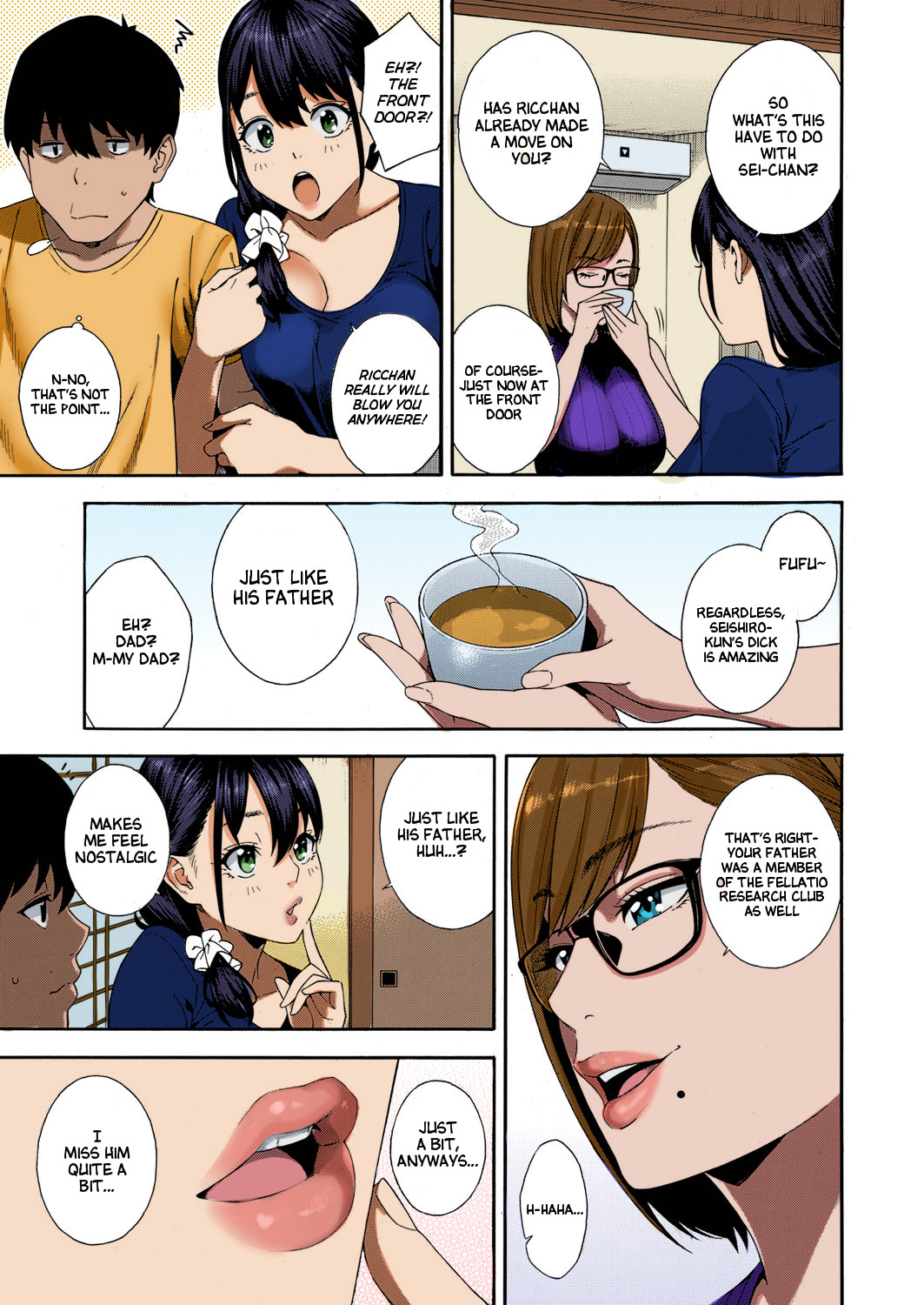 Hentai Manga Comic-Blowjob Research Club-Chapter 4 (Color)-13